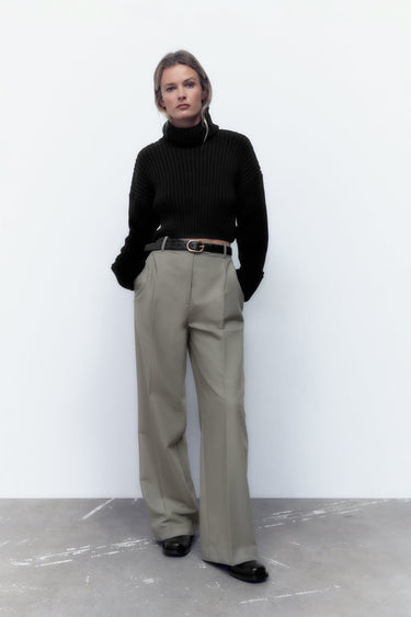 Pantalon large à pinces
